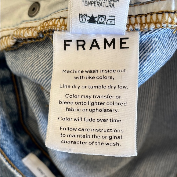 Frame Denim Le Pegged Jean in Aldine wash Women's Sz 26 - Picture 13 of 15